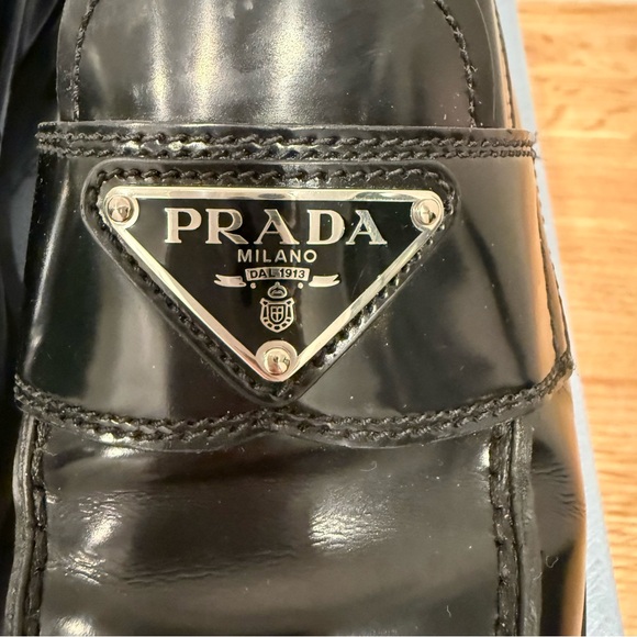 Prada Triangle Logo Loafer (women 35.5) - Picture 7 of 15